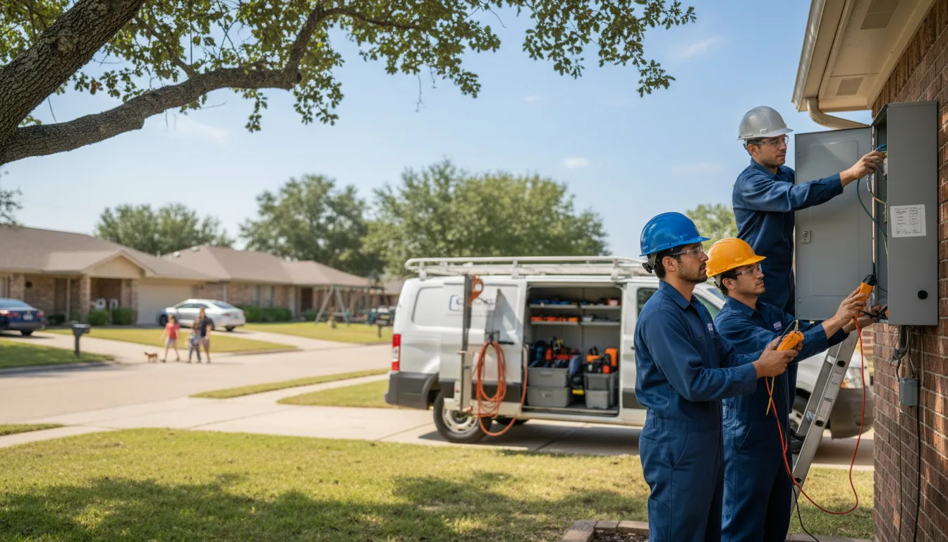 Certified electrician providing emergency electrical services in Bourbonnais, IL